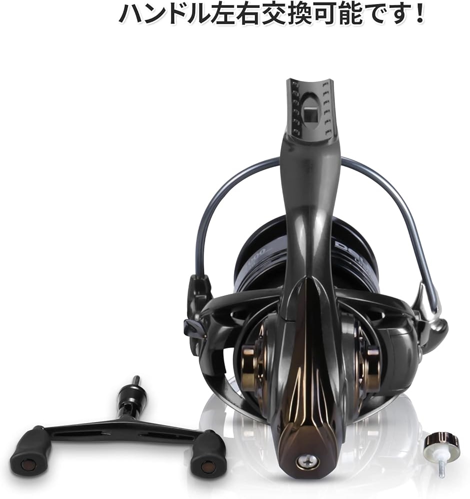 7.1：1ハイギア 遠投 釣りリール スピニングリール( 5000番