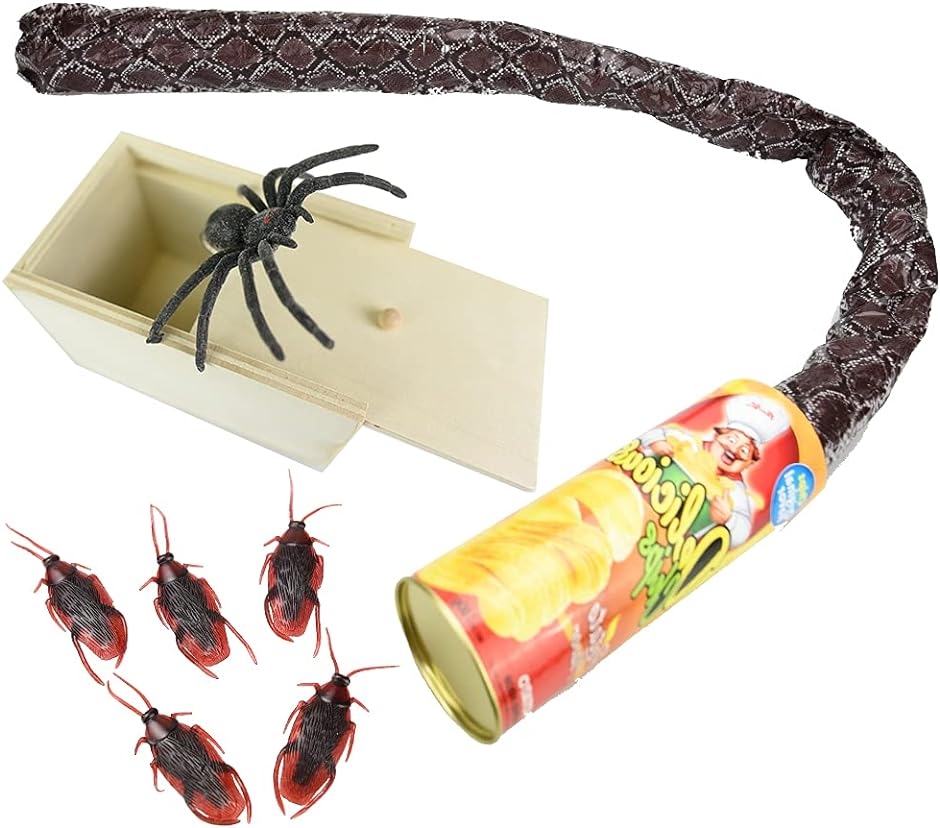 面白グッズ いたずら ドッキリ サプライズ びっくり箱 ヘビ 蜘蛛