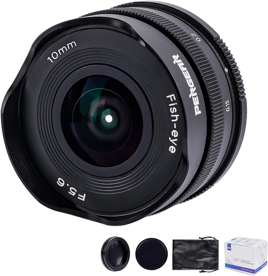 10mm F5.6 パンケーキ魚眼レンズ APS-C Fuji Xマウントレンズカメラ X