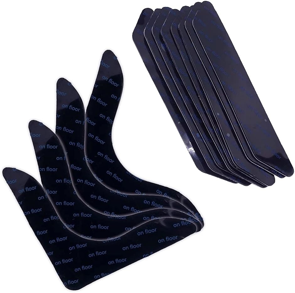 滑り止めシート ズレ防止 カーペット 絨毯 ラグ マット 超強力 洗える カット可能 柔軟( 12枚セット)
