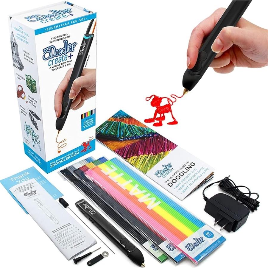 Create   スリードゥードラー 国内正規品 3Dペン 立体 お絵かき アートペン( ブラック)