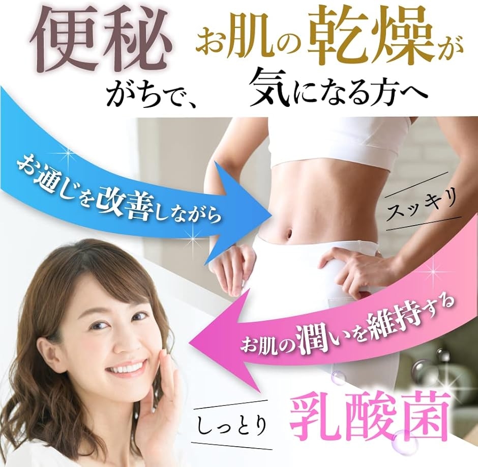スルーモイスト 植物性乳酸菌K-1 サプリ 60粒 1ヶ月分 機能性表示食品