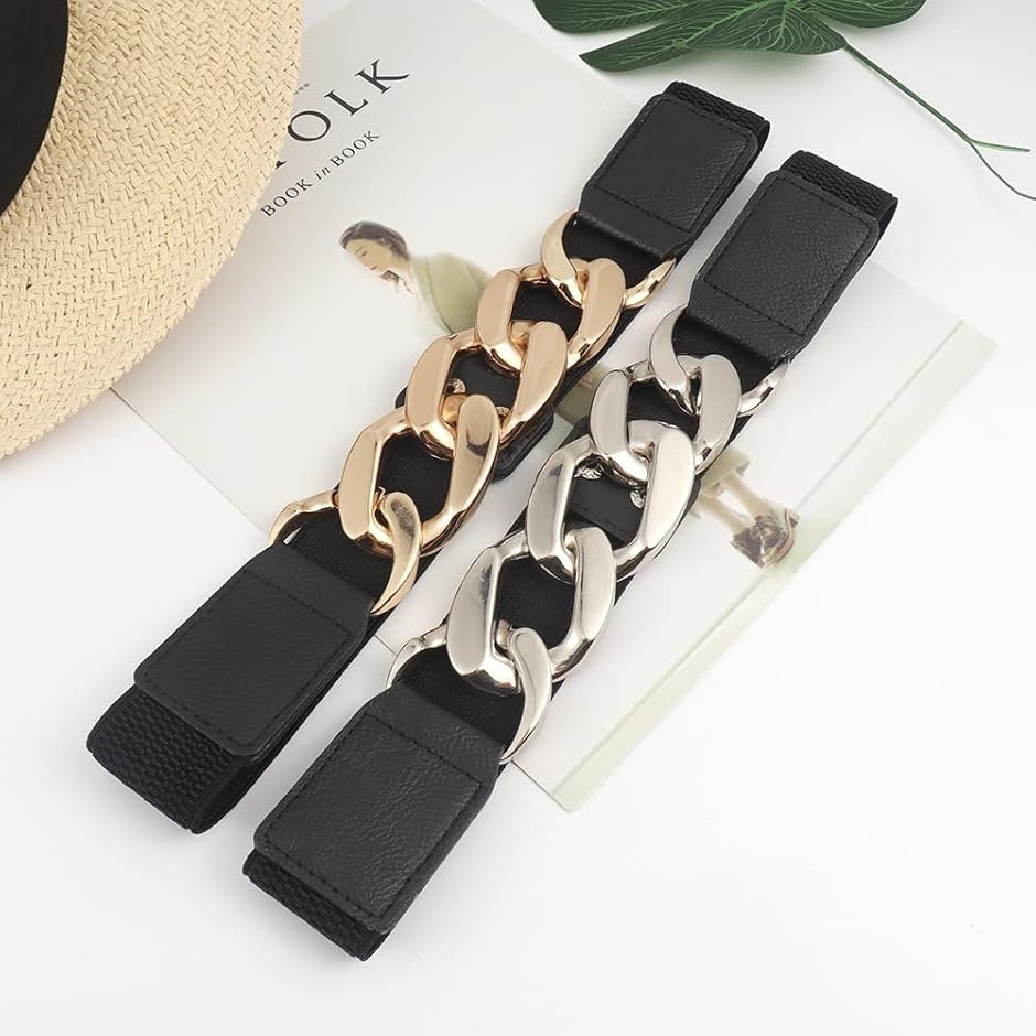 ◆チェーンバックル◆【CHANEL】レザーサッシュベルト ☆チェーンバックル☆【CHANEL】レザーサッシュベルト