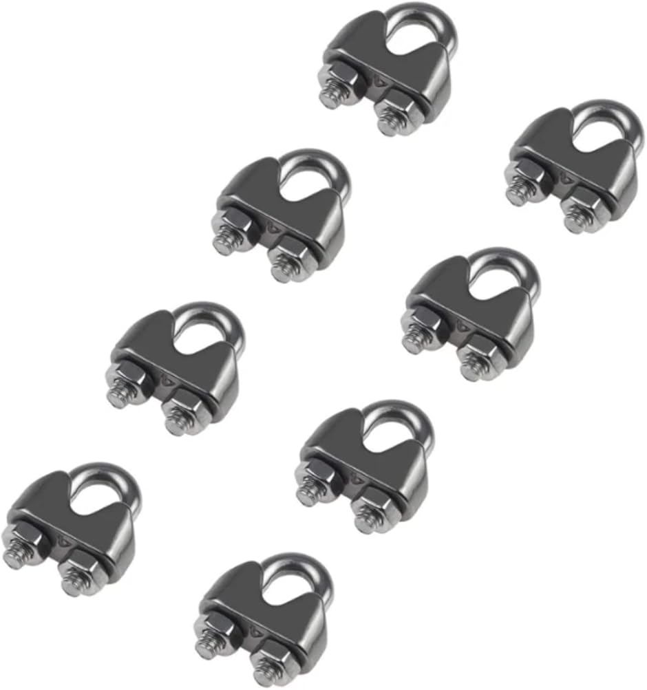 ワイヤークリップ 10個セット SUS304 M3 ステンレス ワイヤロープの