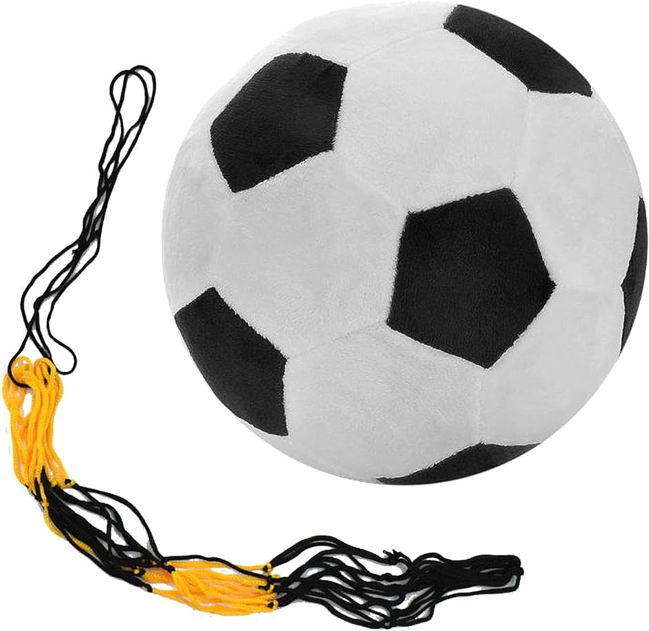 サッカーボール クッション ボールネット付き やわらかい 室内 おもちゃ 枕( ボール＋ネット)｜horikku