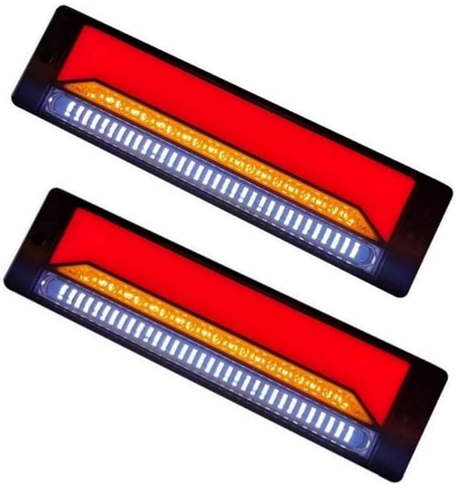 LED テール ランプ 流れる ウインカー トレーラー トラック 軽トラ 汎用 12V 24V 兼用 MDM( スモーク) | ブランド登録なし