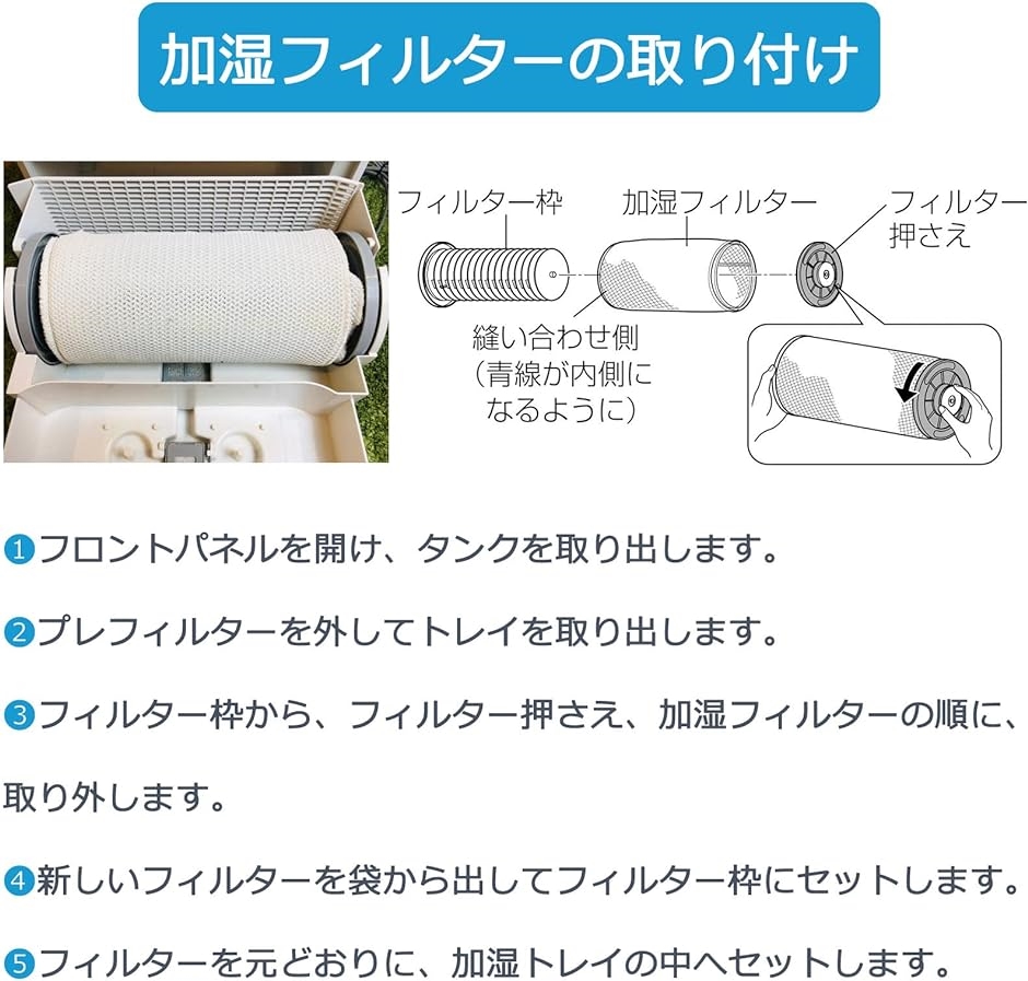 互換品 FE-ZEE10 加湿フィルター 1枚入 加湿器用 交換フィルター