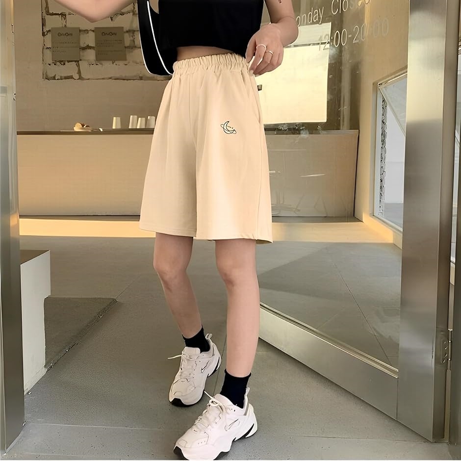 ウエストゴム ハーフパンツ スウェット ルームウェア ボトムス