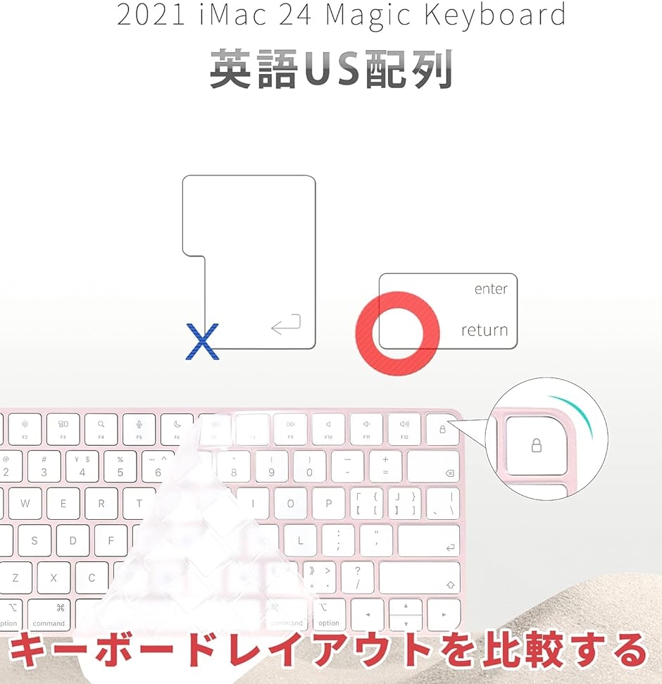 2021年発売 M1チップiMac Magic Keyboard MDM( A2450 (US・No Touch IDなし，テンキーなし）)｜horikku｜02
