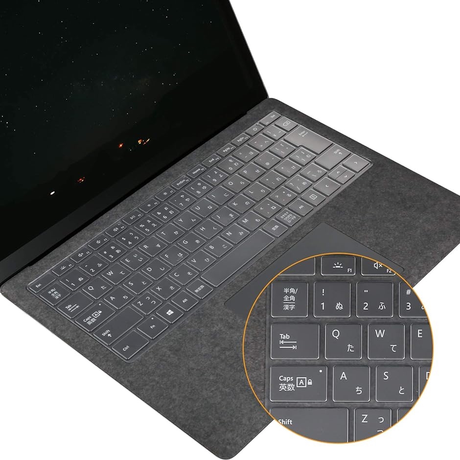 Microsoft Surface Laptop 5 4 3 13.5 15 インチ 対応( 透明, Laptop 5