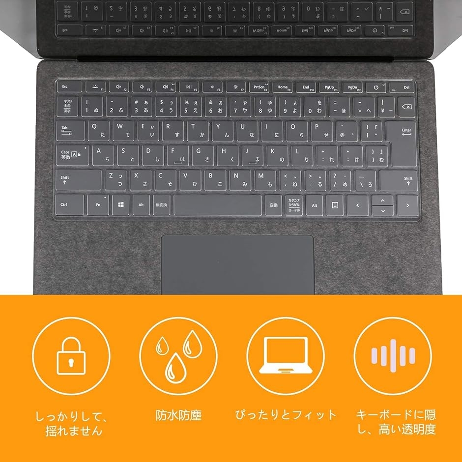 Microsoft Surface Laptop 5/ 4/ 3 13.5/15 インチ 対応 MDM( 透明,  Laptop 5/4/3)｜horikku｜02