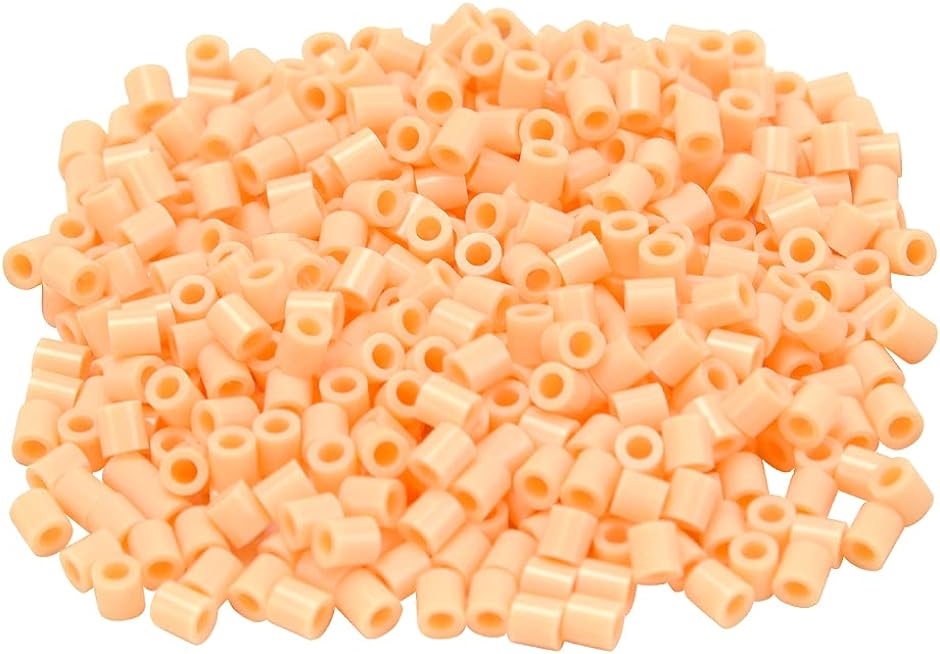 AINetJP アイロンビーズ 単色 ハンドメイド 立体作品 手作り おもちゃ 大容量( ライトスキン, 5mm 約8000個)