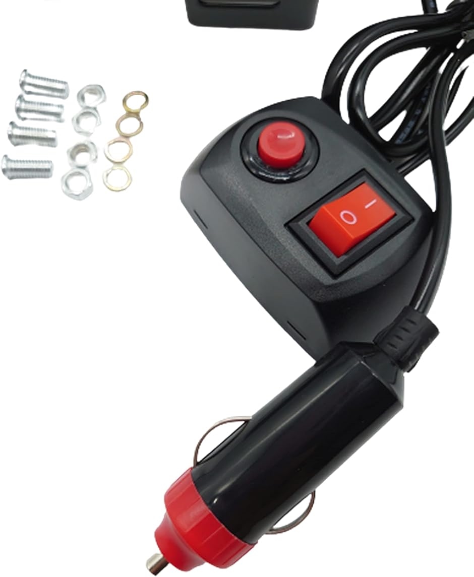 互換品】ストロボ ライト スイッチ付き12V 点滅ランプ(ホワイト