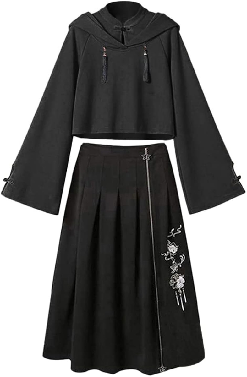 オリジナル 洋服 中華風 スカートセット　L283＃ 三翎---福壽三多シリーズ】☆チャイナ風スカート☆ 2color まき
