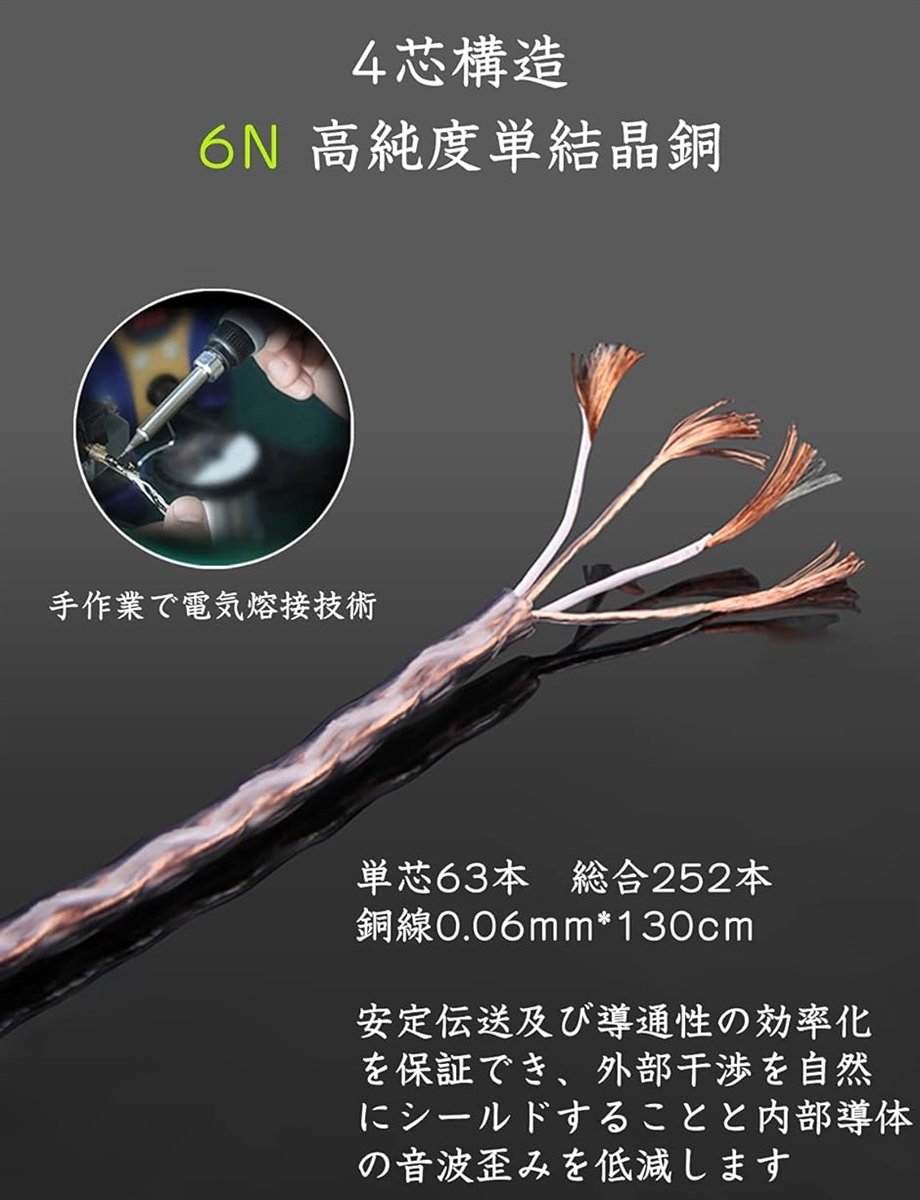 MDR リケーブル ヘッドホンリケーブル 交換用( 3.5mm 3極 MDR リケーブル ヘッドホンリケーブル 交換用( 3.5mm 3極