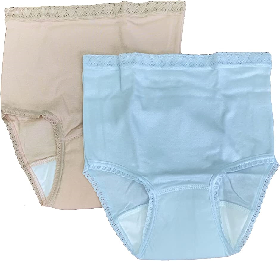 失禁ショーツ 失禁パンツ 快適ショーツ 女性用 レディース 抗菌 防水 尿漏れ 2枚セット( L)