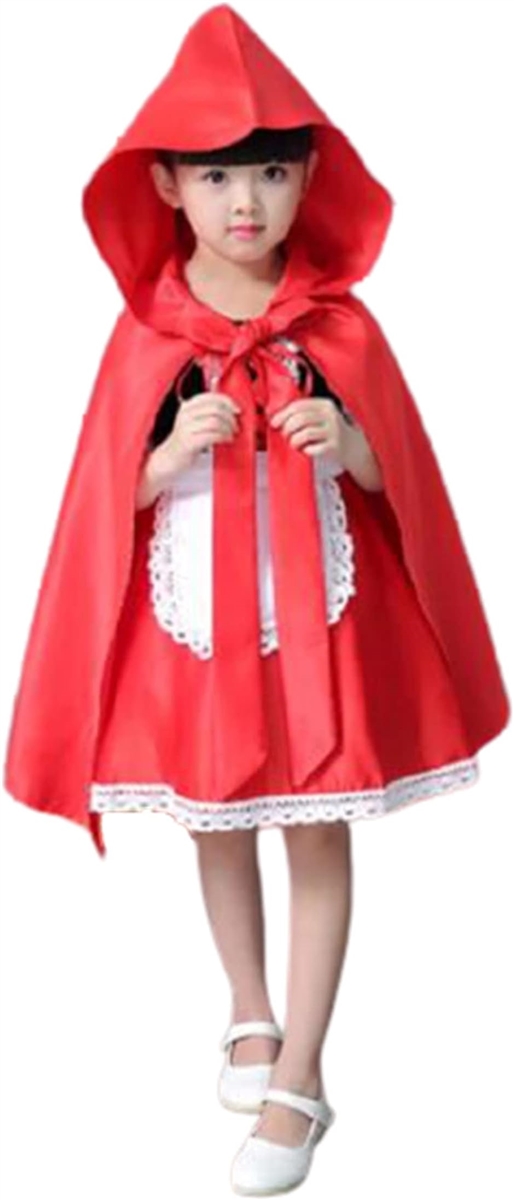 コスプレ 赤ずきん 衣装 仮装 リボン 2way オオカミ 女の子 マント 子供 120cm MDM( 120)｜horikku