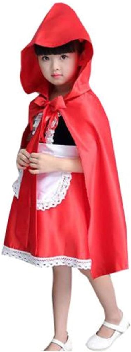 コスプレ 赤ずきん 衣装 仮装 リボン 2way オオカミ 女の子 マント 子供 120cm MDM( 120)｜horikku｜06