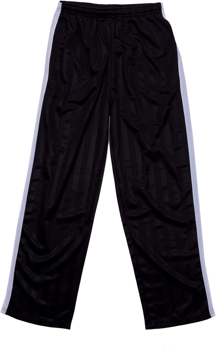ワイズファクトリー ジャージパンツ メンズ シャドーストライプ カラー 6色 ボトム ズボン 下 部屋着( ブラック/ホワイト, M)