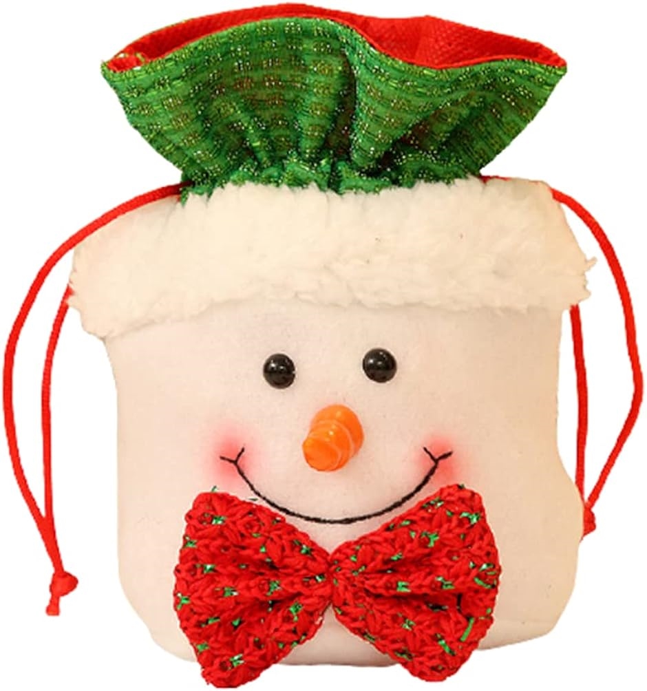 Merry Christmas クリスマスプレゼント袋 飾り クリスマス用品 オーナメント( マルチカラー,  15 x 18cm)