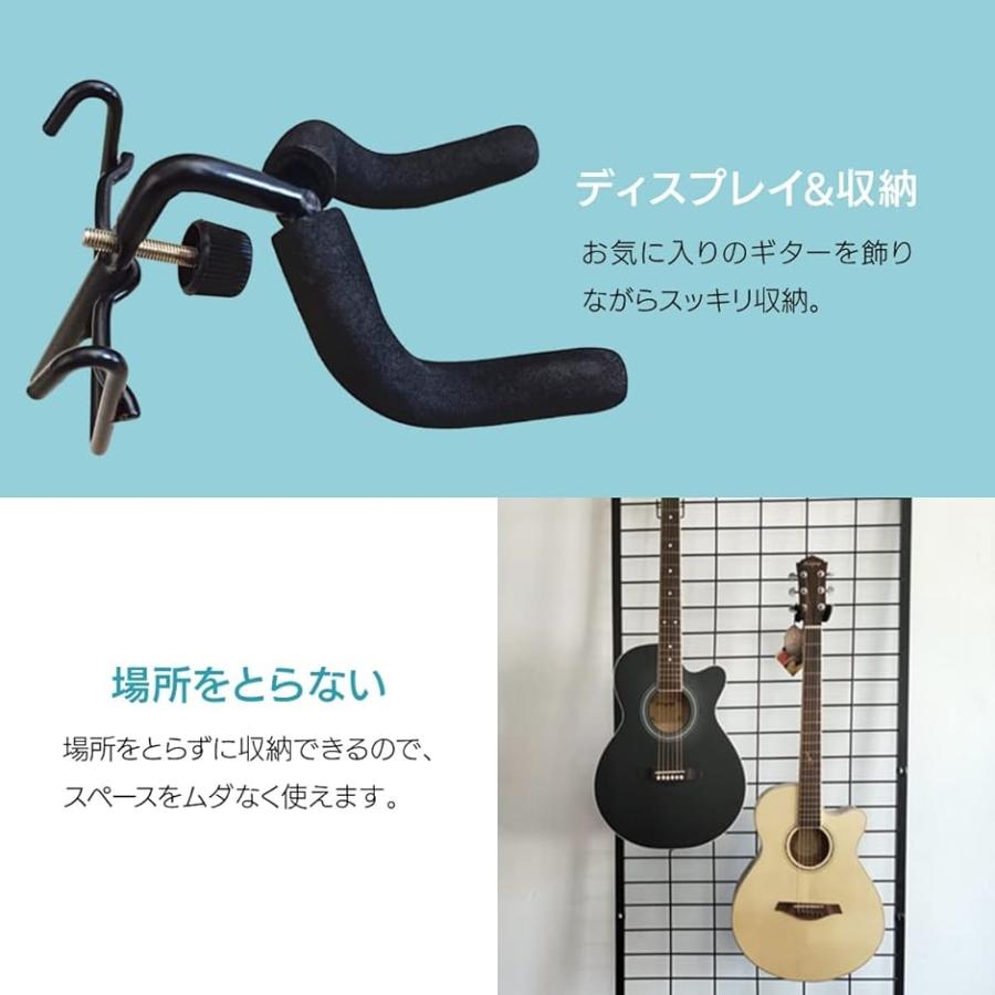 KC ギターハンガー ネット用 フックタイプ ショート GH-S x 20個セット 通販