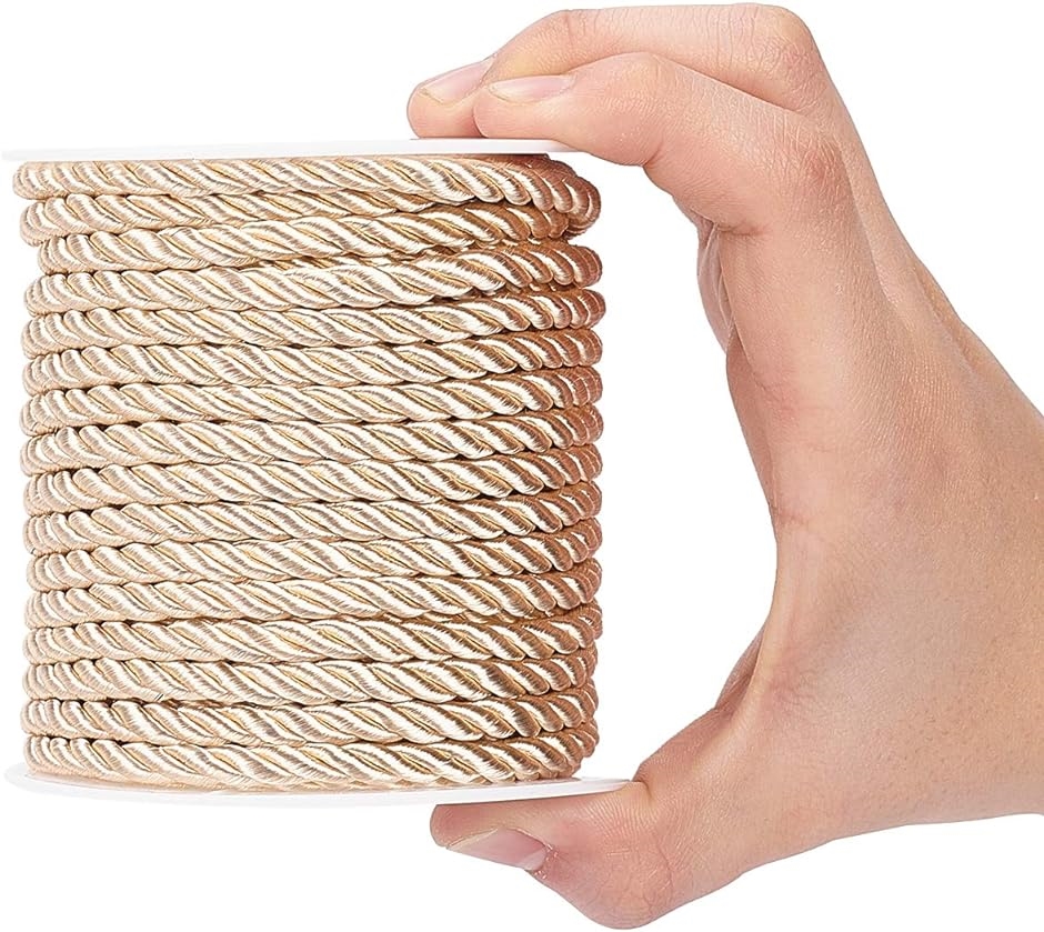 ツイスト ナイロン ロープ 直径約5mm 編みコード レーヨンコード 手芸