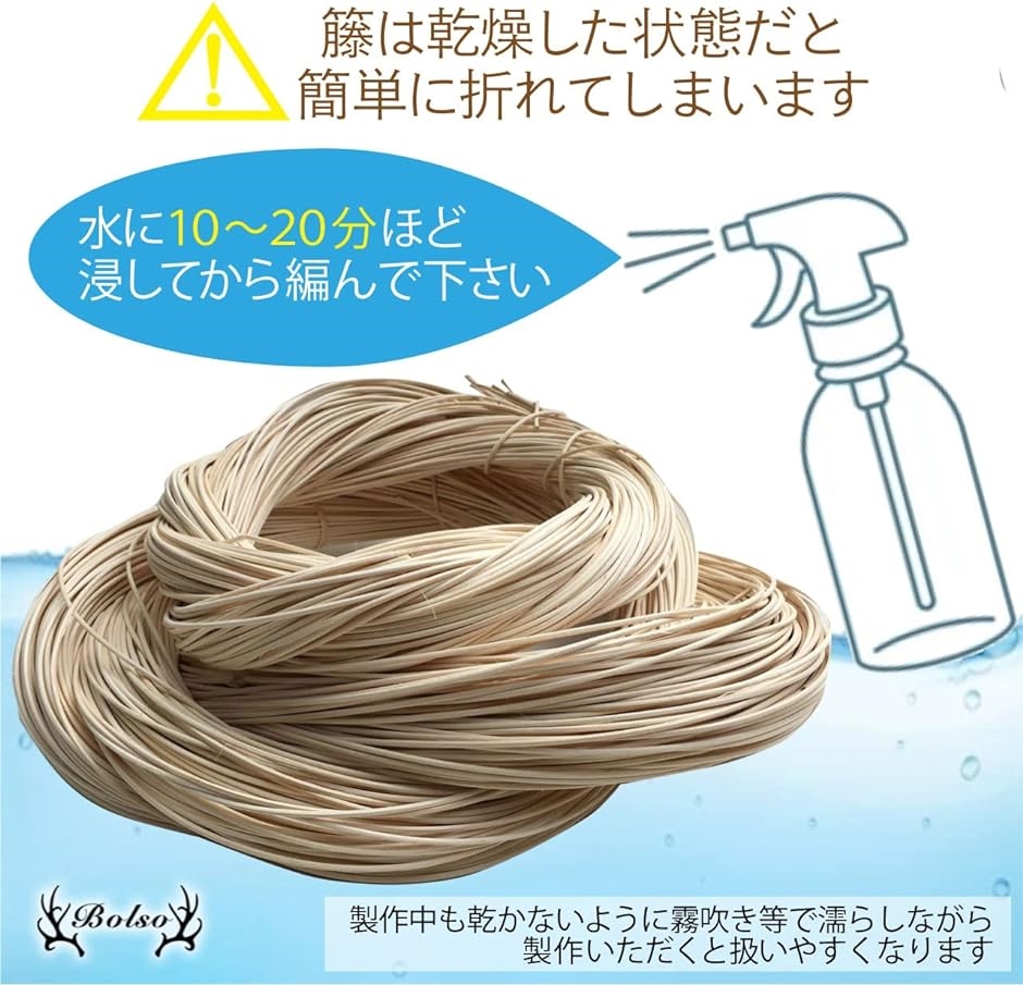 総量約2キロある藤の編む材料です。