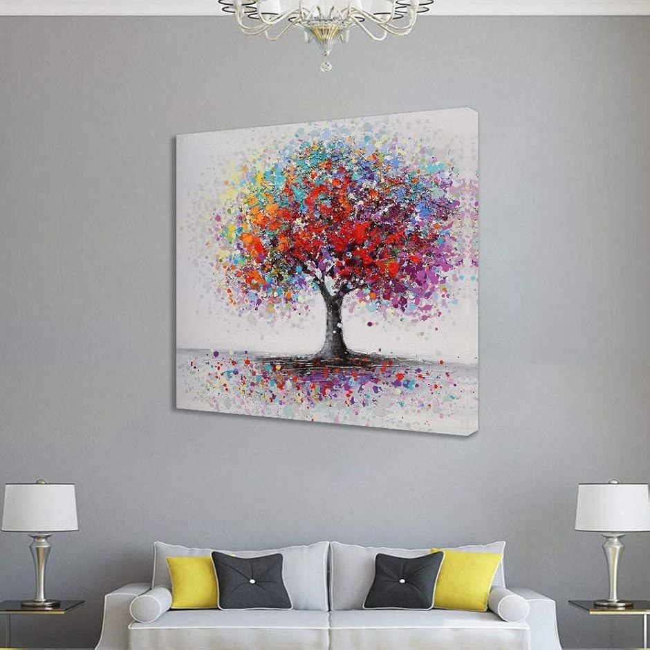 アートパネル 樹木 自然 W60cm H60cm 正方形 大型 アート