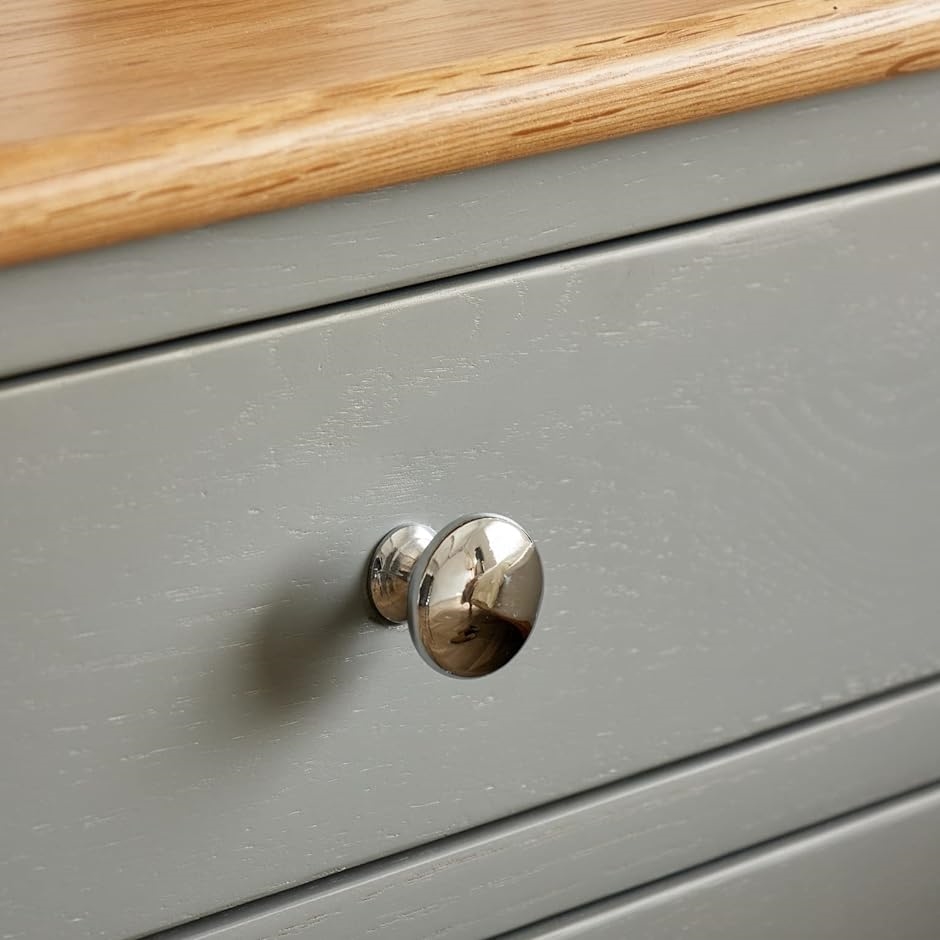 ナイトテーブル サイドテーブル 3段引出し 天然木 オーク材 木製 大