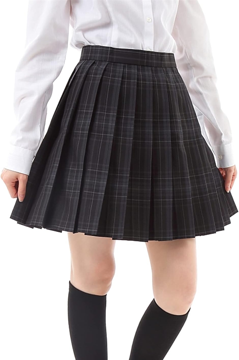 プリーツスカート チェック柄 ミニ スクールスカート 制服 学生服 女子