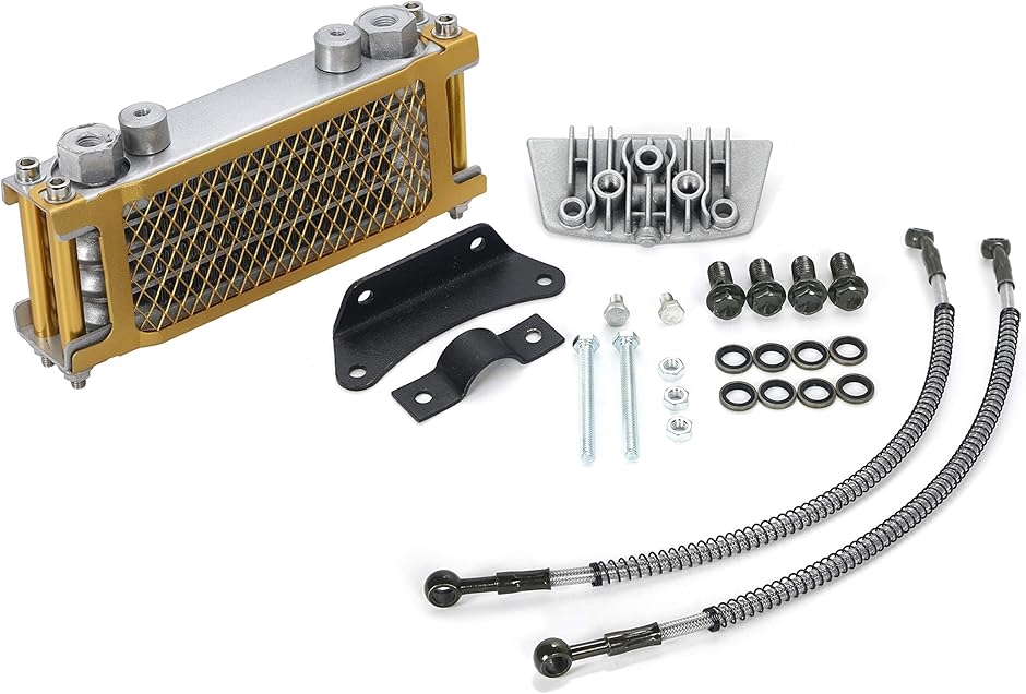 ホンダモンキー アルミ オイルクーラー KITACO キタコ ニュースーパーオイルクーラーKIT 5段コア