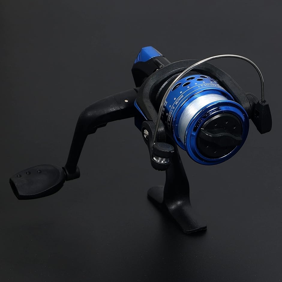 釣竿セットコンパクトロッド スピニングリール ロッド全長100cm ライン