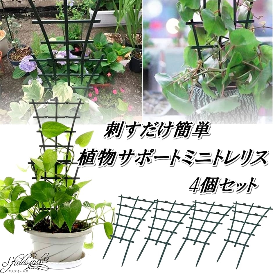 Amazon.co.jp: ガーデニング用支柱 つる植物トレリス金属鉄丸型