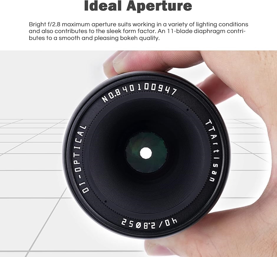 TTArtisan 40mm F2.8 マクロレンズ マニュアルフォーカス 富士X