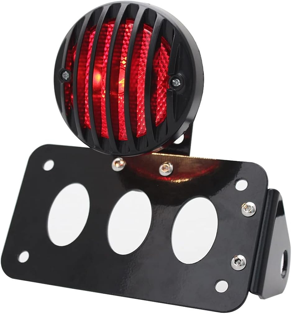 テールランプ バードゲージ サイド ナンバー キット ナンバー灯付き 黒