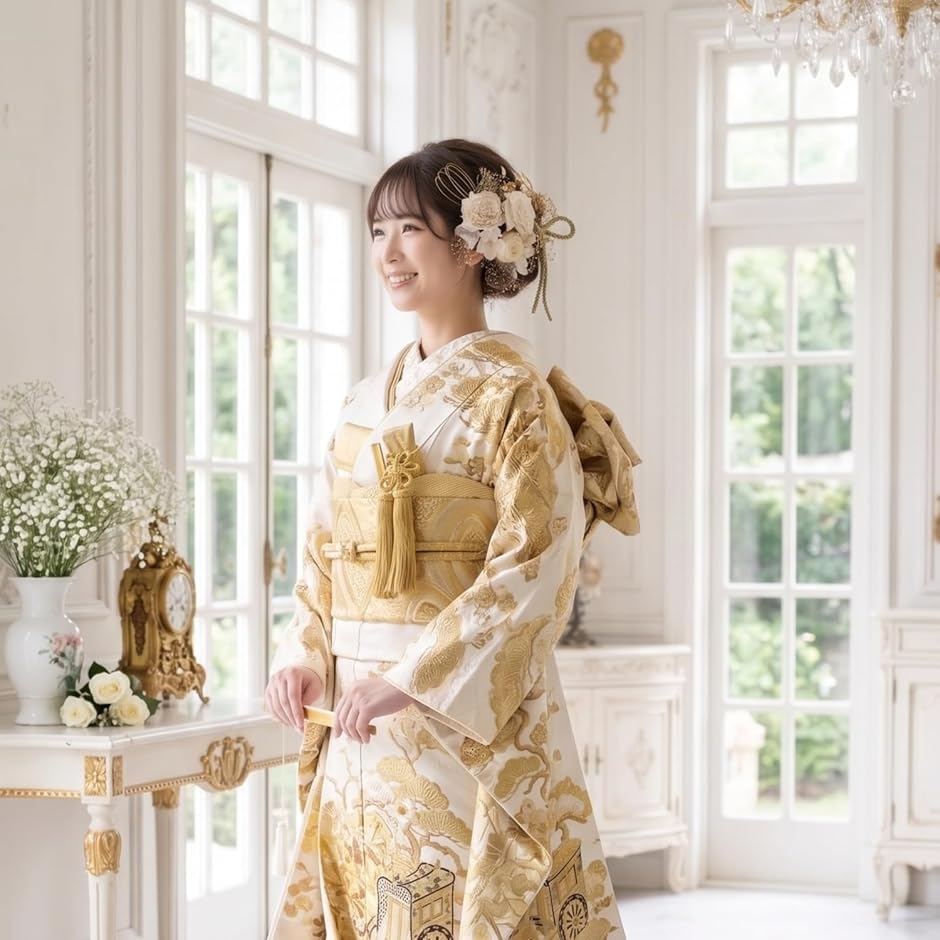 髪飾り 成人式 振袖 二十歳の集い 前撮り ホワイト 白 卒業式 袴 結婚
