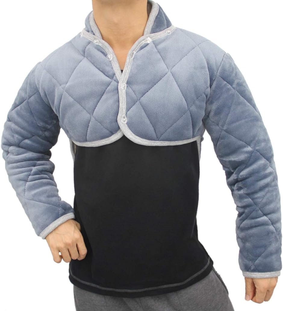 肩あて あったか 肩かけ フランネル 生地 防寒 肩当て 寝具 男女兼用 メンズ レディース( XL)
