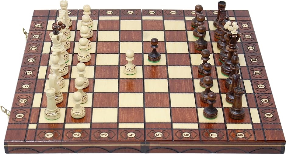 ChessJapan チェス ヴァヴェル 41cm 木製( ホワイト)｜horikku｜03