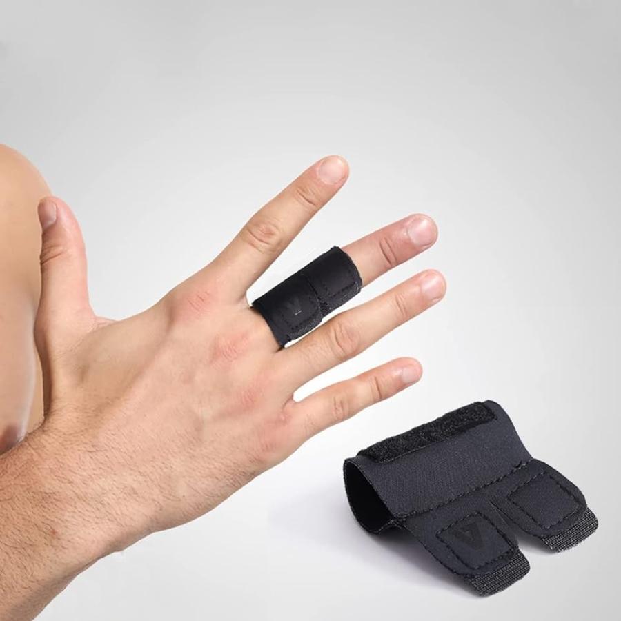 指サポーター フィンガーサポーター 突き指 固定 指保護 全指適応 通気性 男女兼用 左右兼用 1個入り( S)