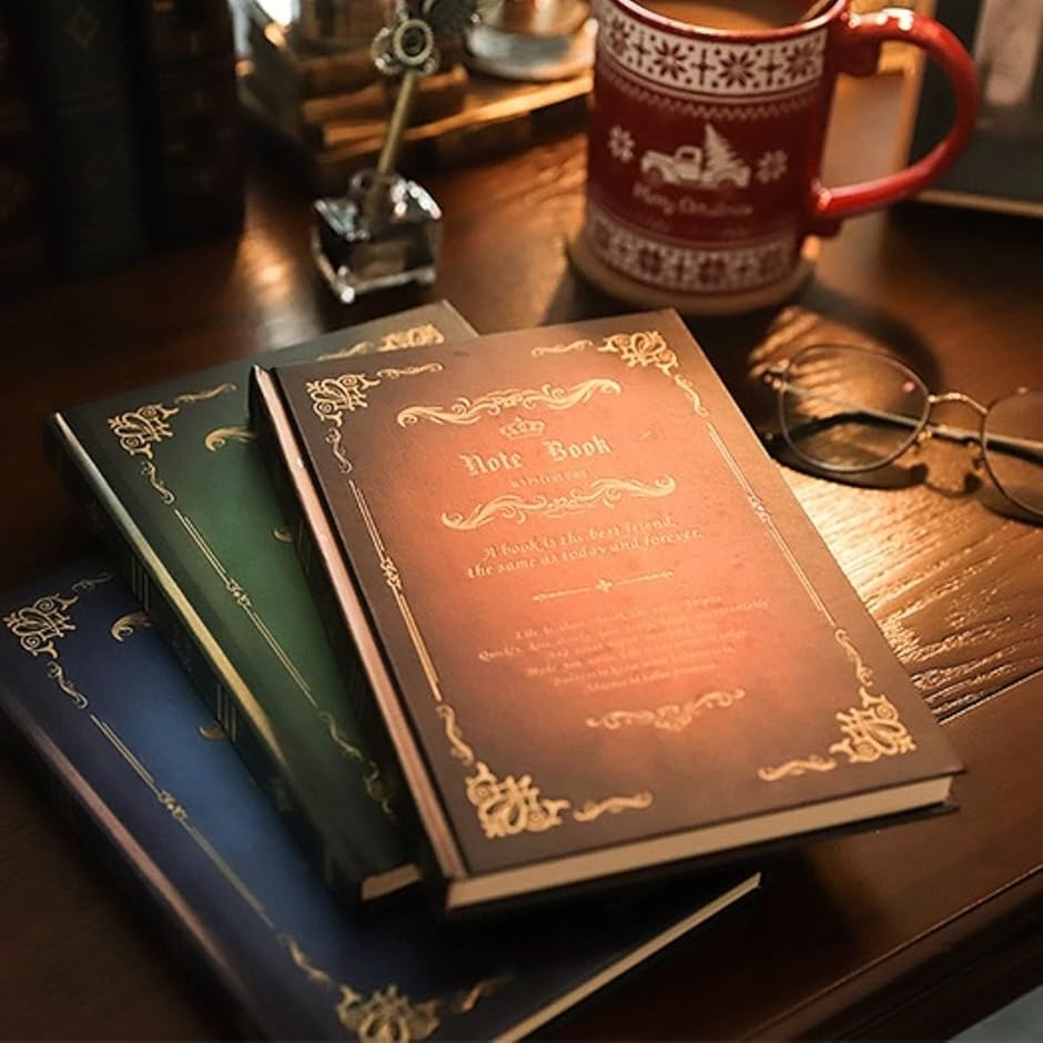 アンティークノート a5 日記帳 魔導書 魔法書 洋書風 魔導書風