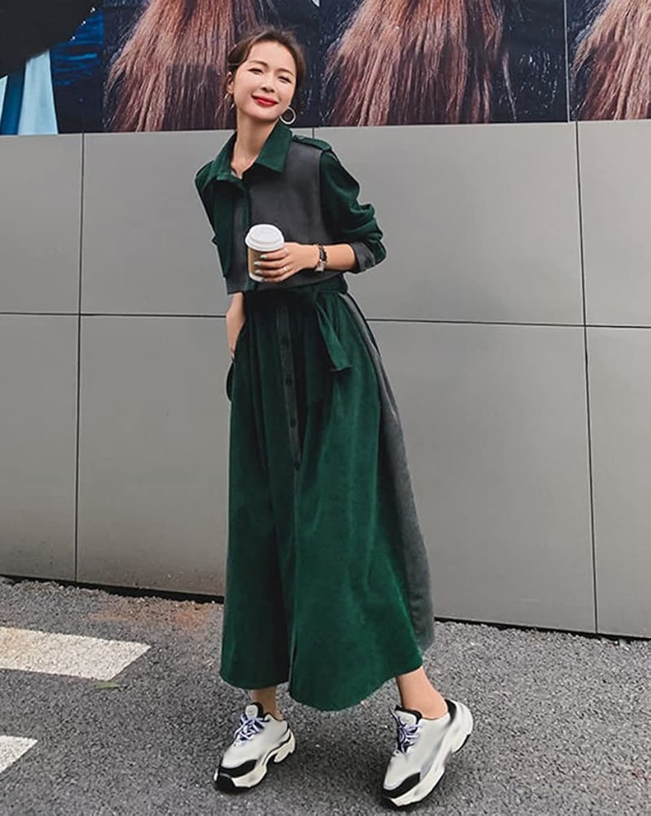 ヨークランド☆ブラックウォッチ☆半袖☆シャツ☆ロングワンピース