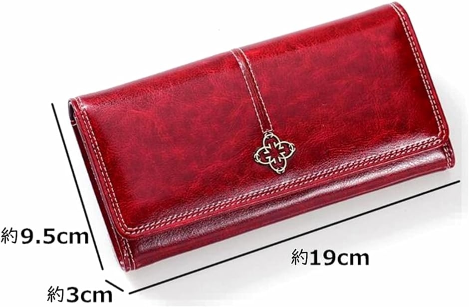 母の日 開運財布 牛革 長財布 小銭入れつき③ 母の日 長財布 レディース 多機能 さいふ レザー かぶせ ボタン