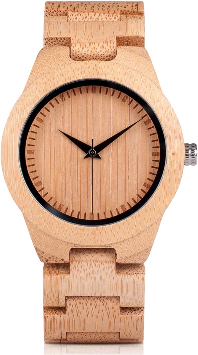 竹製腕時計 レディース うで時計 女性 おしゃれ 軽量 日本製クォーツ腕時計 キンナウ( GL028-レーデイス)｜horikku｜02