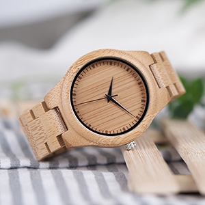竹製腕時計 レディース うで時計 女性 おしゃれ 軽量 日本製クォーツ腕時計 キンナウ( GL028-レーデイス)｜horikku｜10