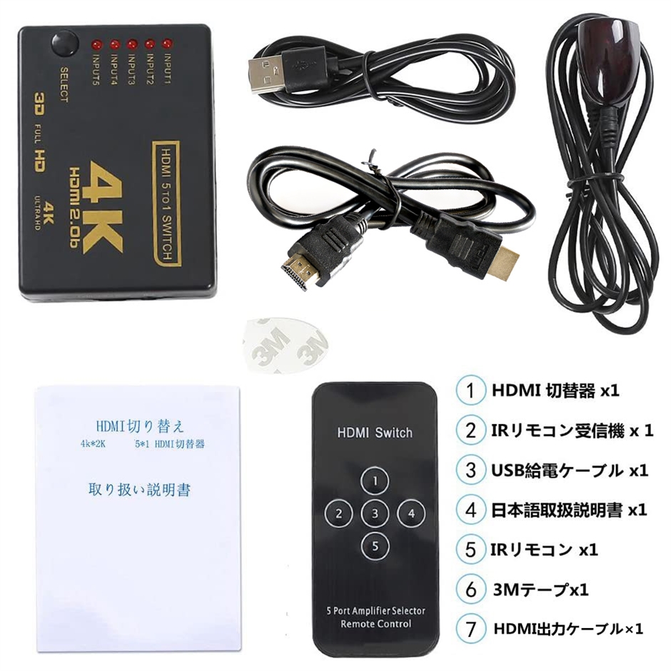 人気アイテム TESmart 1×8 HDMI Splitter スプリッター 1入力8出力