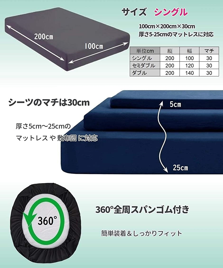 防水シーツ 全面防水 側面防水(GRAY, シングル)｜horikku｜04