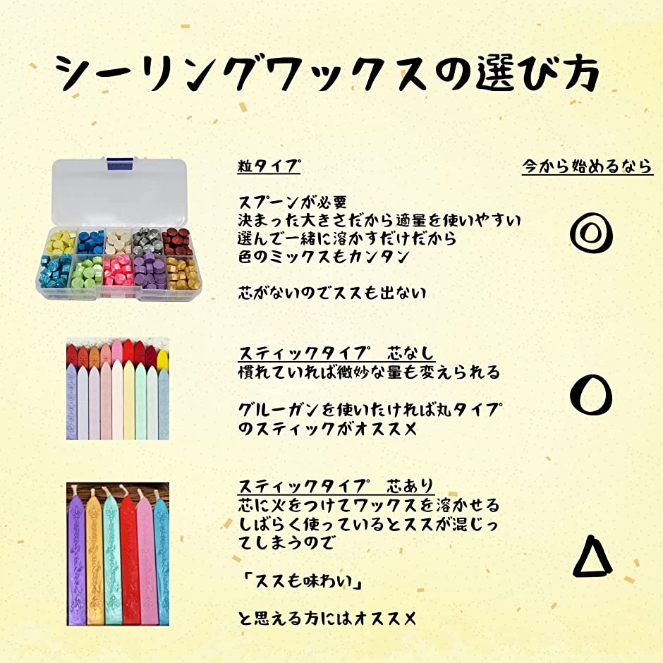 シーリングスタンプ スターター セット シーリングワックス 封蝋 スプーン カラーペン 金 銀(10色パステル, set-スタンプなし)  :2B4SNDVYVH:スピード発送 ホリック - 通販 - Yahoo!ショッピング