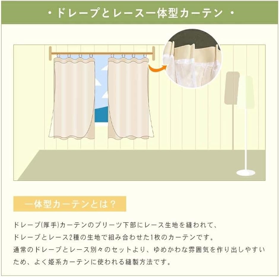 売買売買ノーブランド品ポリエステル製 ジャガード織 パネル カーテン 100x200cm 蝶柄 (ベージュ) その他カーテン、ブラインド、レール 