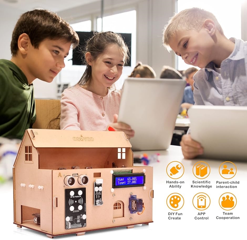 【互換品】IoT home 木製ハウス学習者キ...の詳細画像5