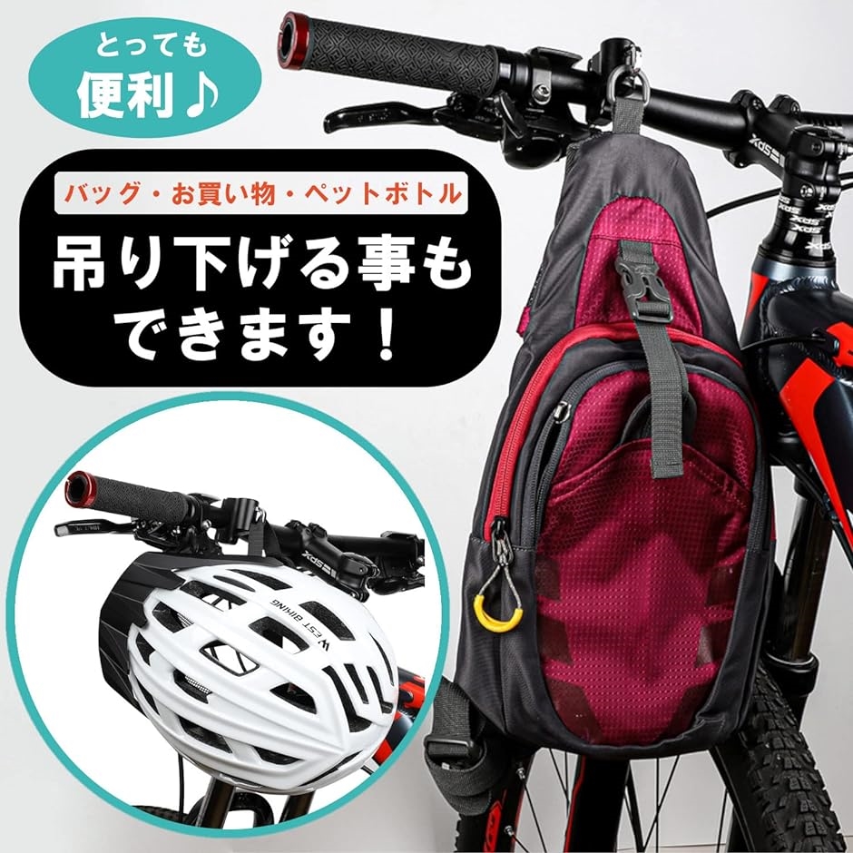 ヘルメットホルダー ヘルメットロック バイク 自転車 ワイヤー 盗難防止 90cm 鍵 2本( ブラック)｜horikku｜04